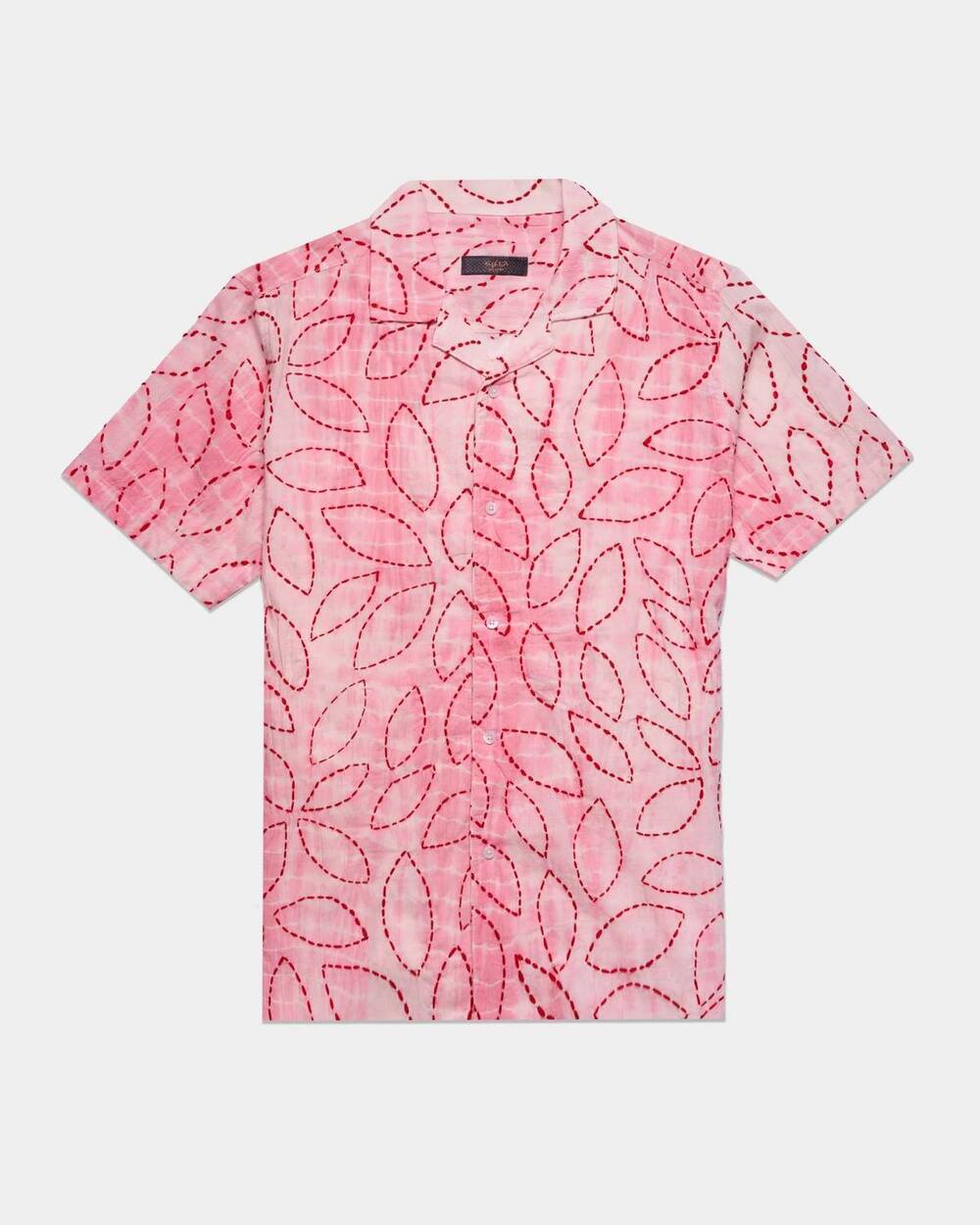 NEW EIGHT X men's lucia artisan short sleeve shirt in pink